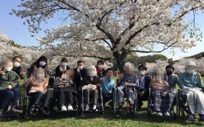 ◆晴れる家のご利用者さんご家族さんと花見にいきました