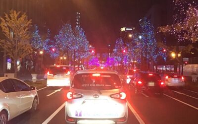 ◆ご利用者さんと御堂筋ナイトドライブにいきました。