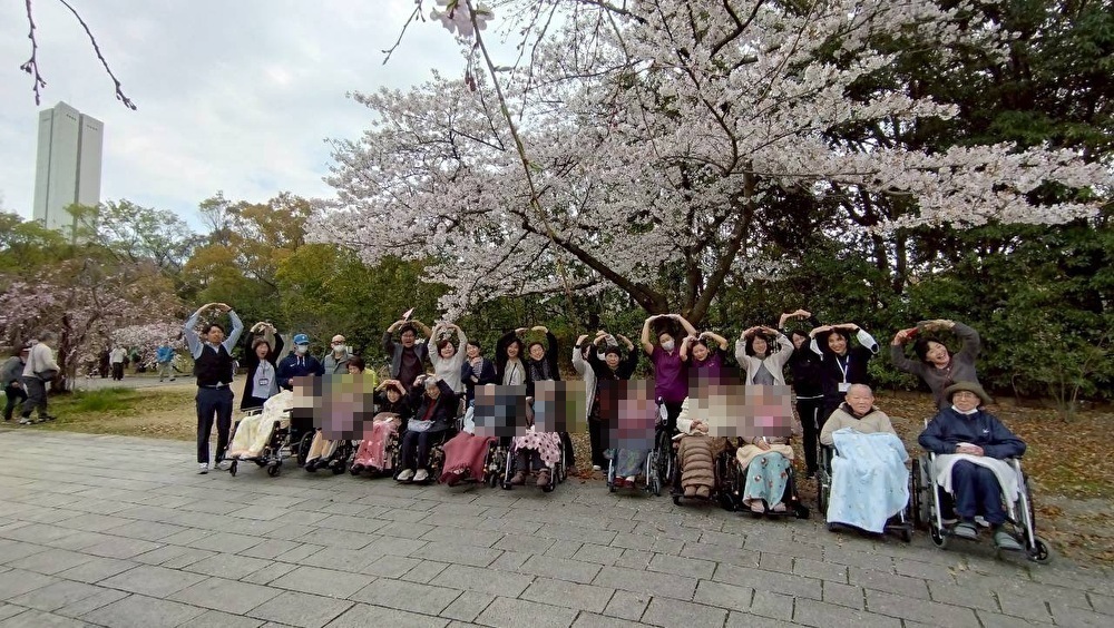 ◆晴れる家大仙公園お花見にいきました。